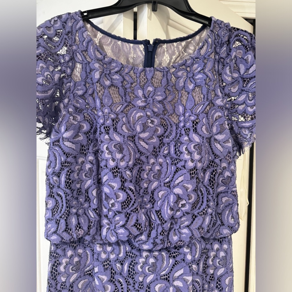 Js Collections Lace Flutter Sleeve Midi Dress - image 3